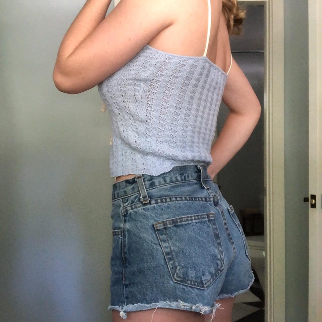 Brandy Melville, John Galt Jean shorts. Fits size 26... Depop
