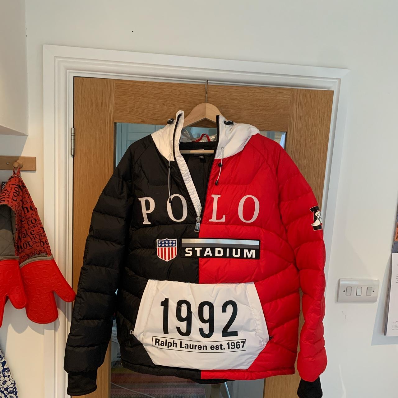 Polo Ralph Lauren Puffer Coat, Red, Black and