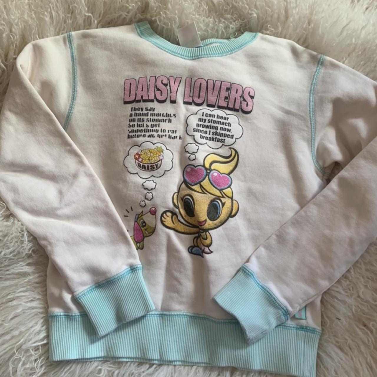 Vintage Daisy Lovers Japanese shirt. Kids shirt size - Depop