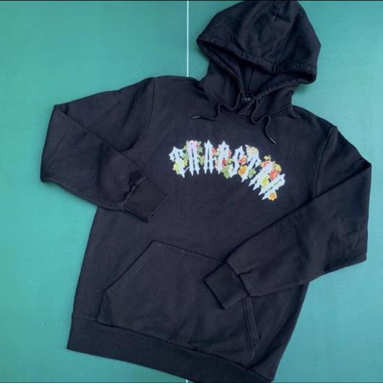 Trapstar Men's Black Hoodie Depop