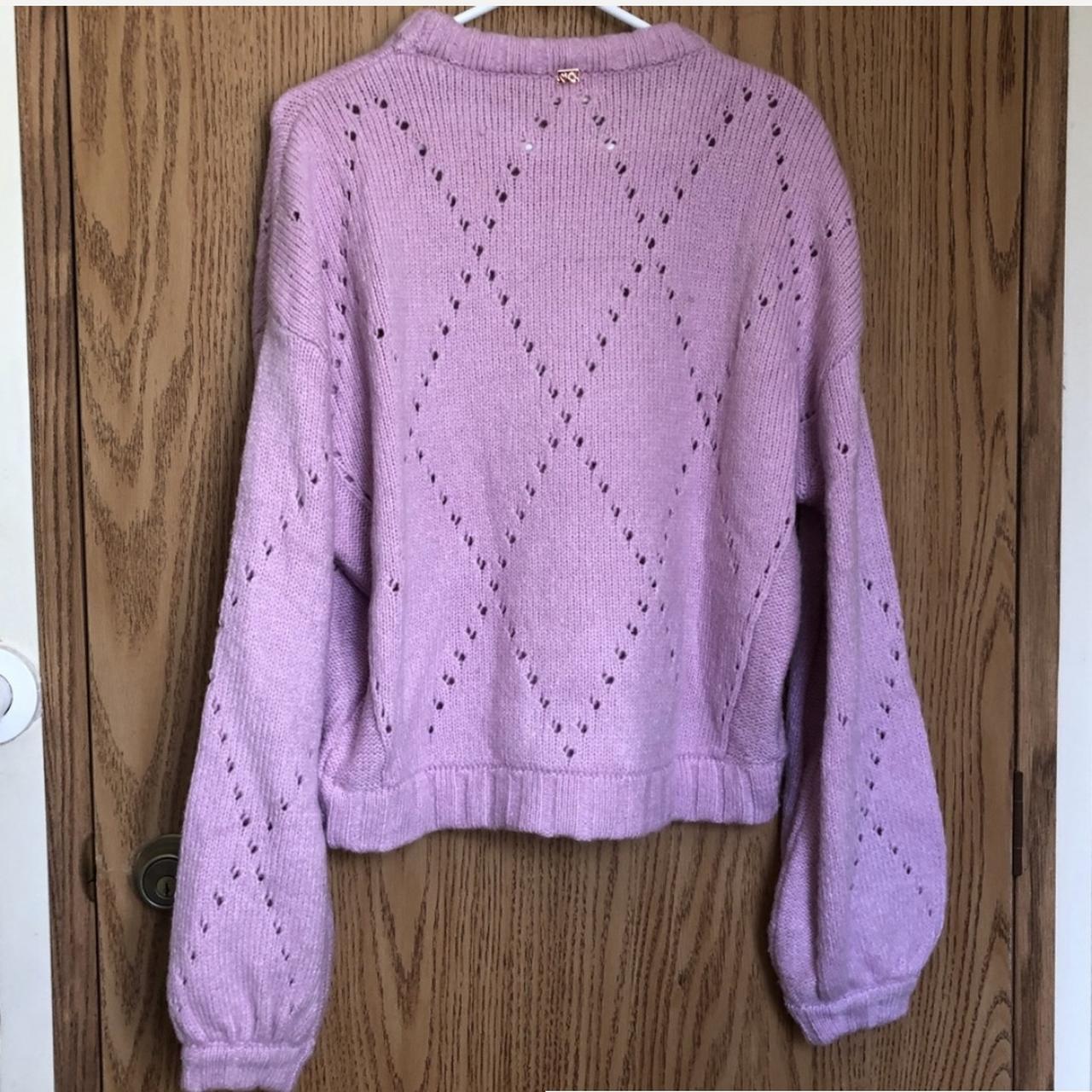 Mia deals pointelle sweater