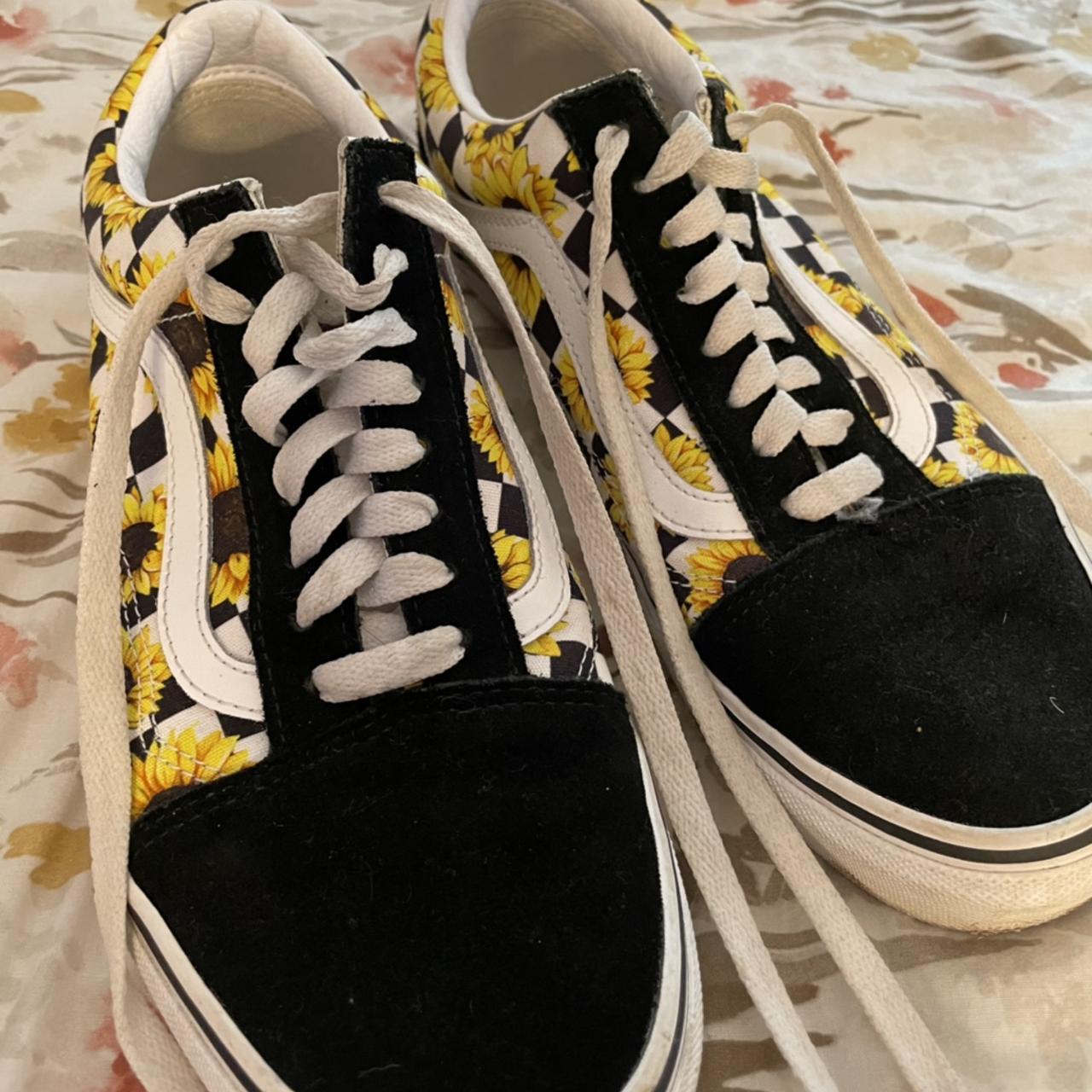 vans shoes sunflower