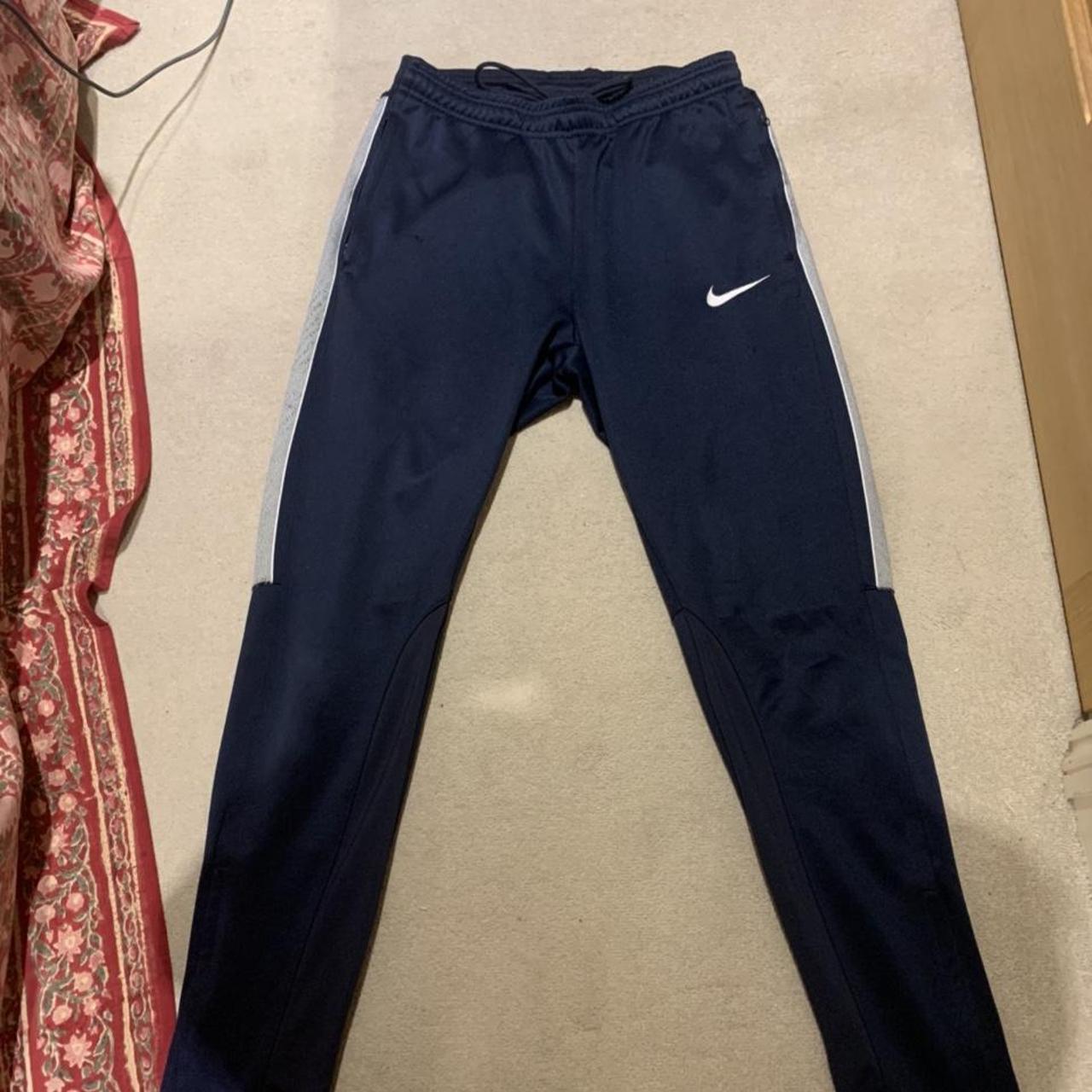 Nike Men's Navy and Blue Joggers-tracksuits | Depop