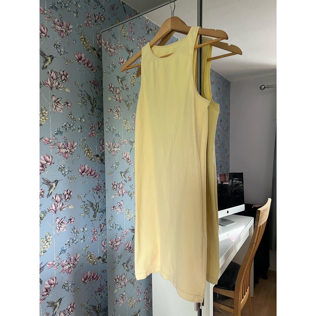 Primark Women's Yellow Dress Depop