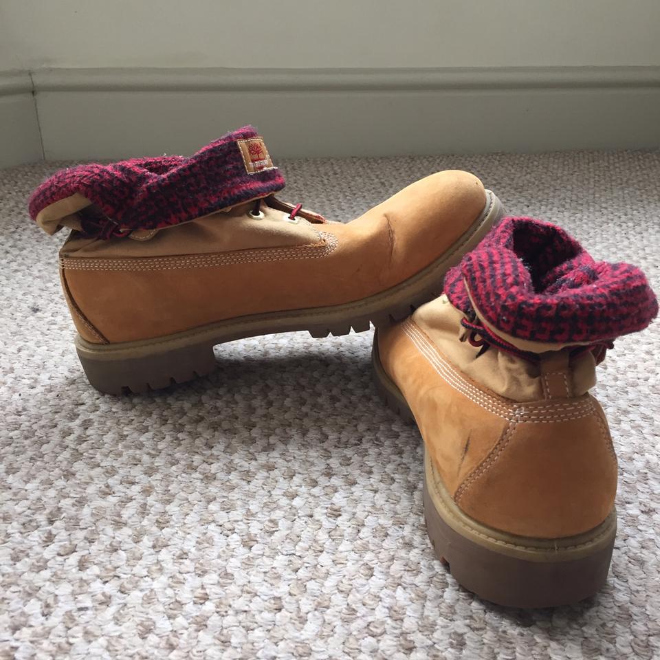 Flannel timberland deals boots