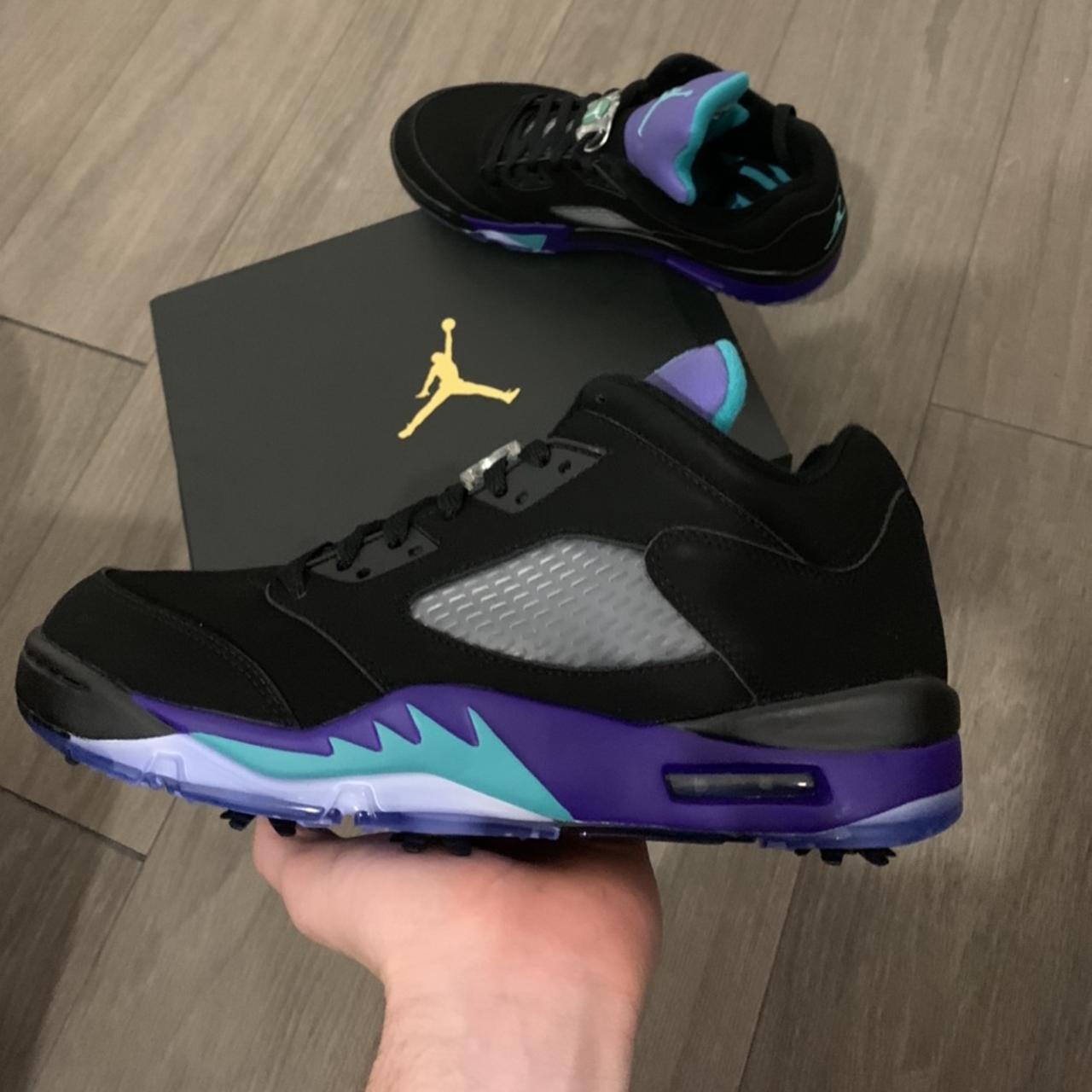 Air Jordan 5 Low Golf “Black Grape” Brand new with... - Depop