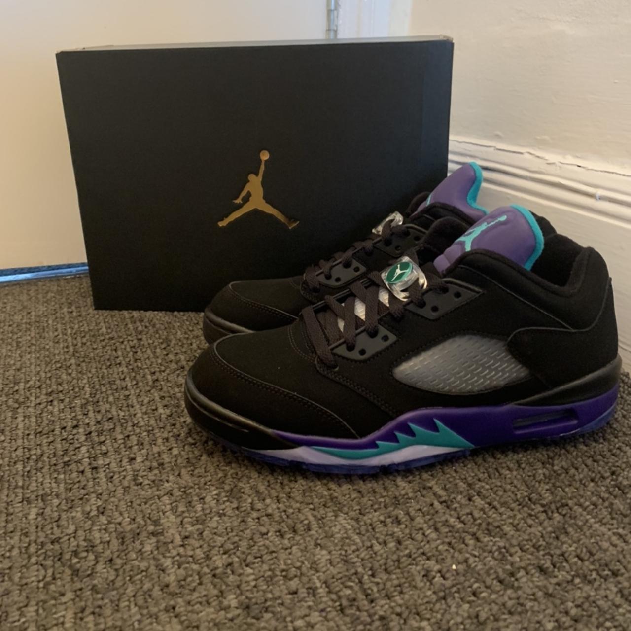 Air Jordan 5 Low Golf Black Grape Brand new with Depop