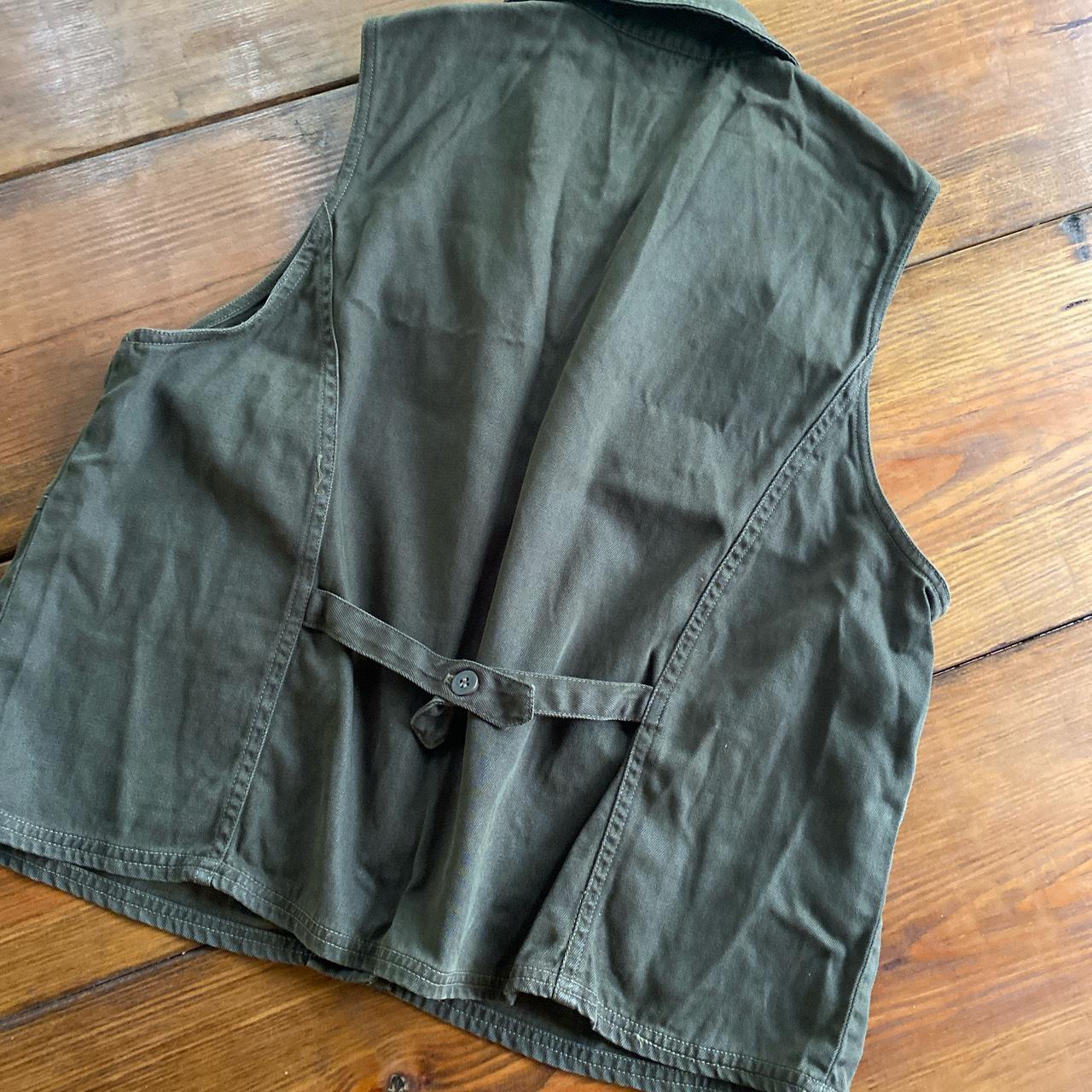 Vintage 90s cargo utility vest By David Dart... - Depop