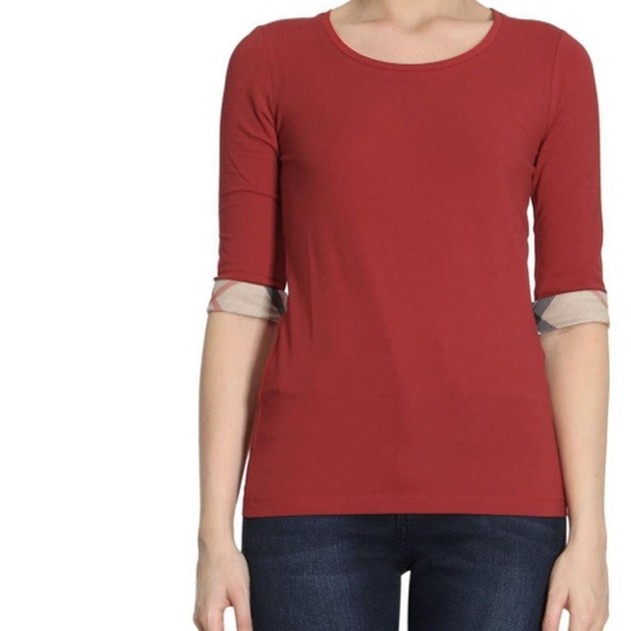 burberry long sleeve t shirt womens