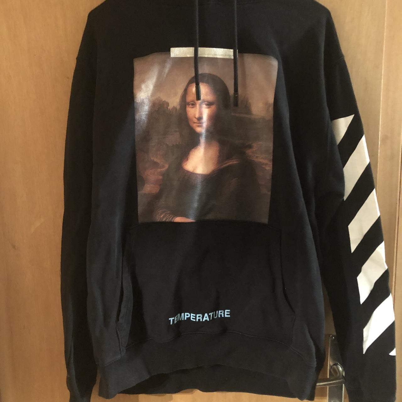 Off white temperature store mona lisa hoodie