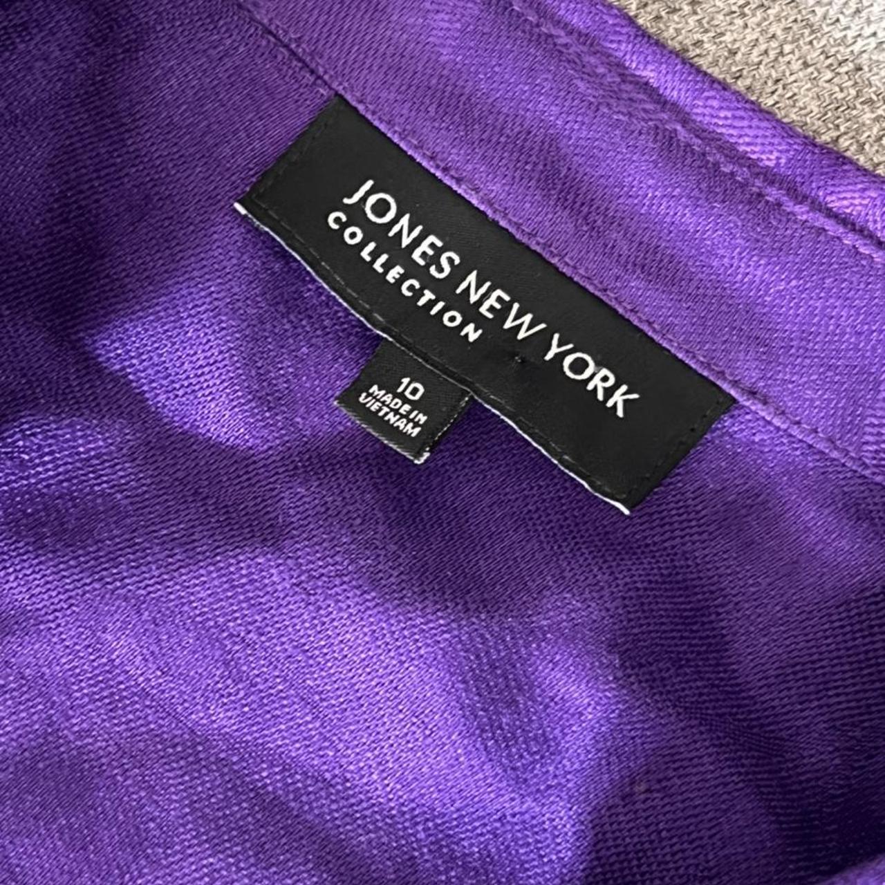 Jones New York purple button up — it has a subtle... Depop