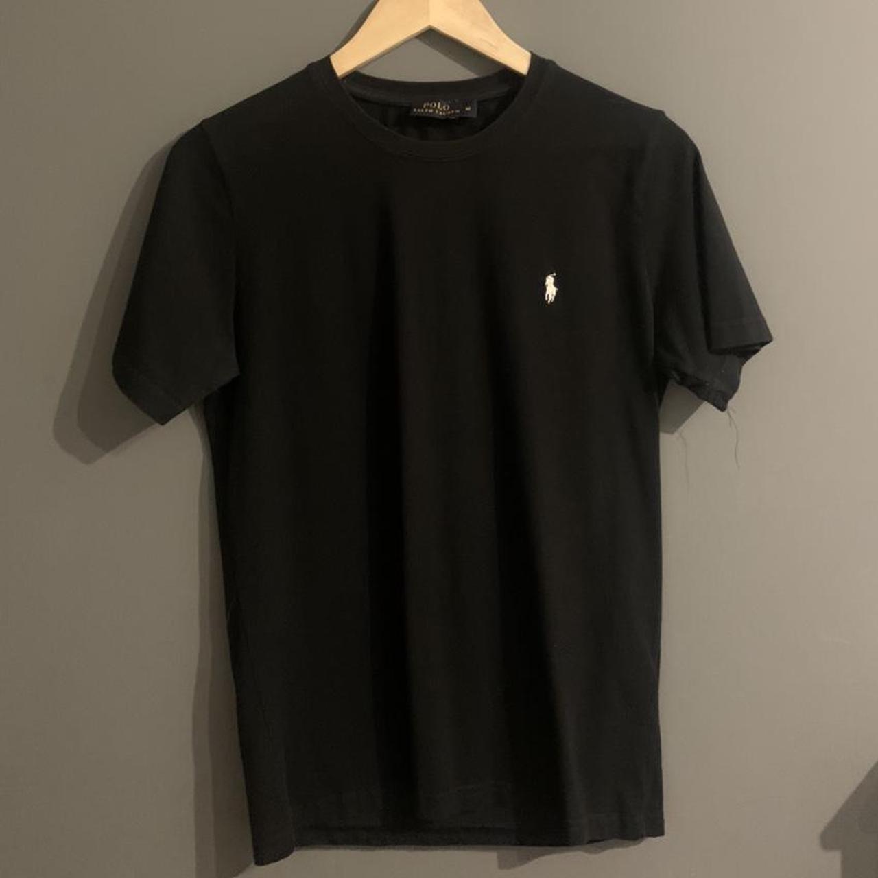 Black Ralph Lauren T-shirt Size M Very good condition - Depop