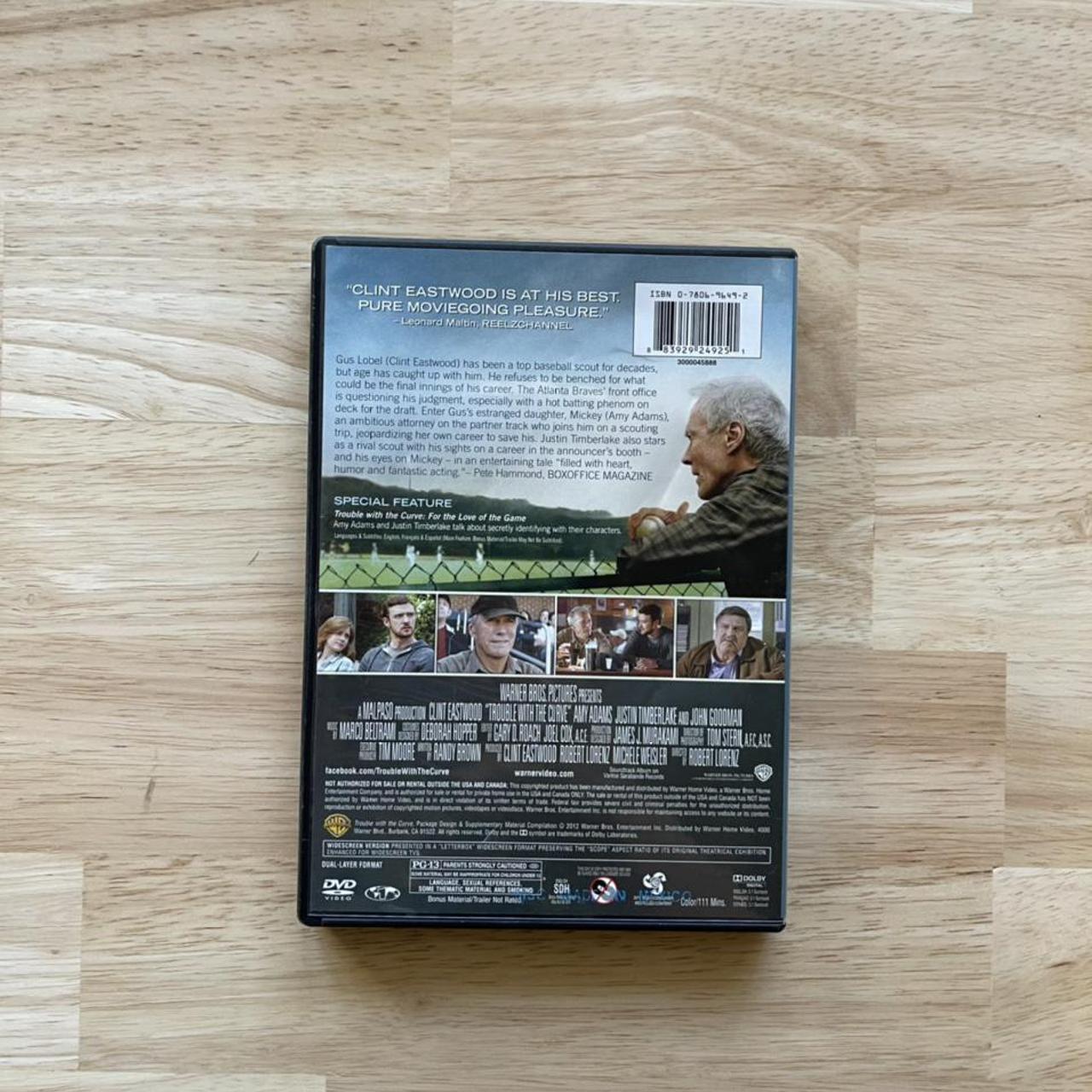 Product Image 2 - trouble with the curve dvd
