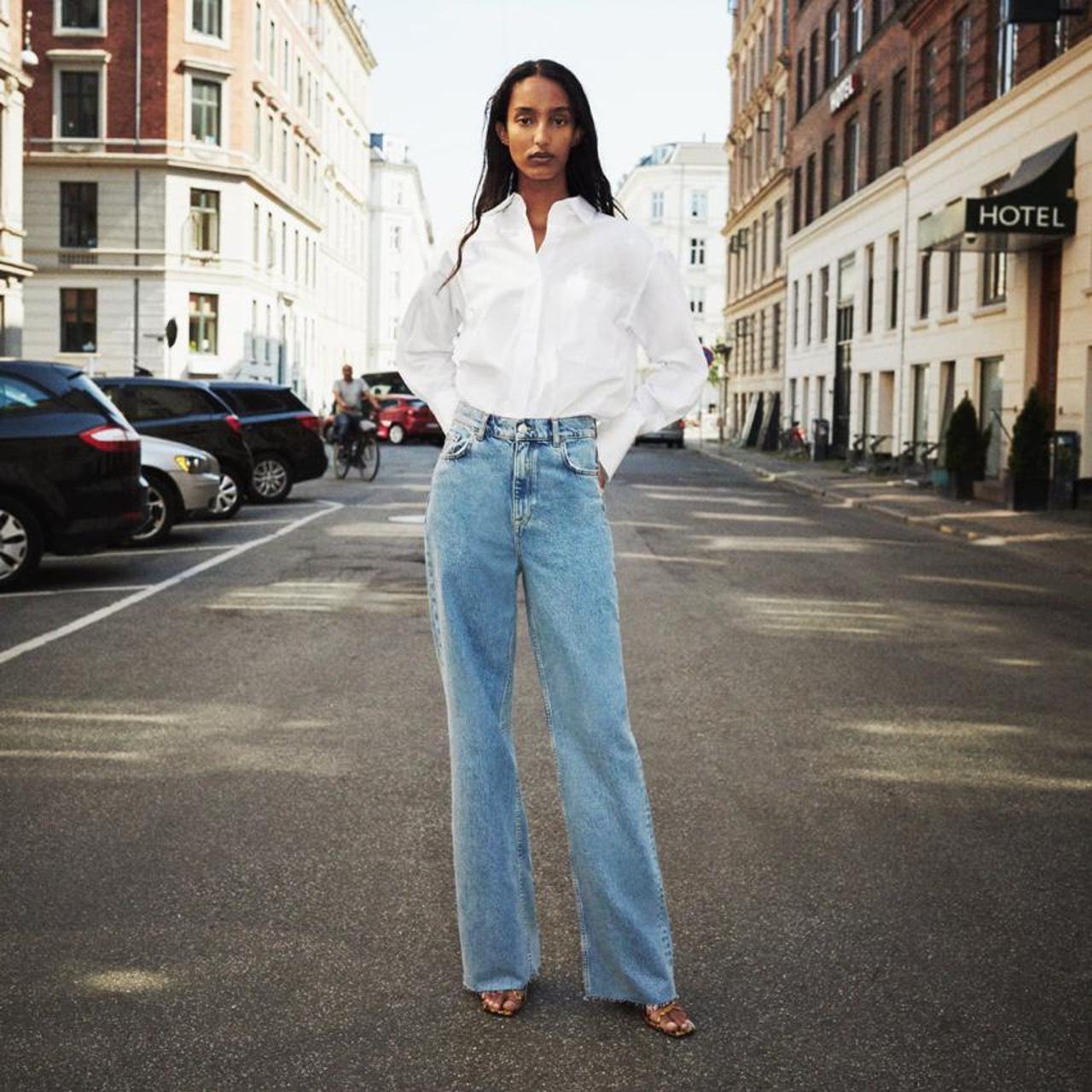 90 full length jeans zara