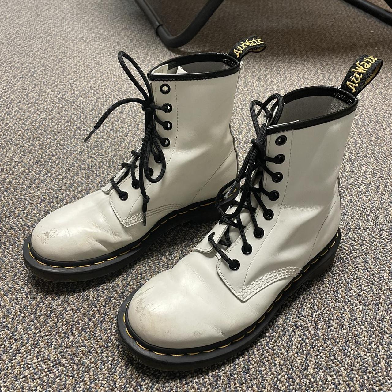 white doc martens used