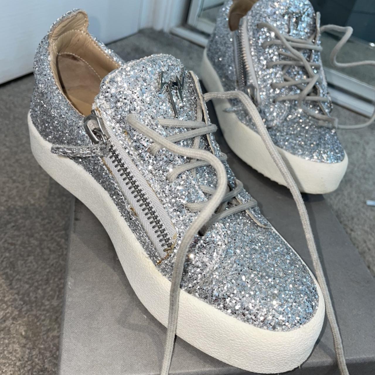 Giuseppe zanotti glitter on sale may low trainers