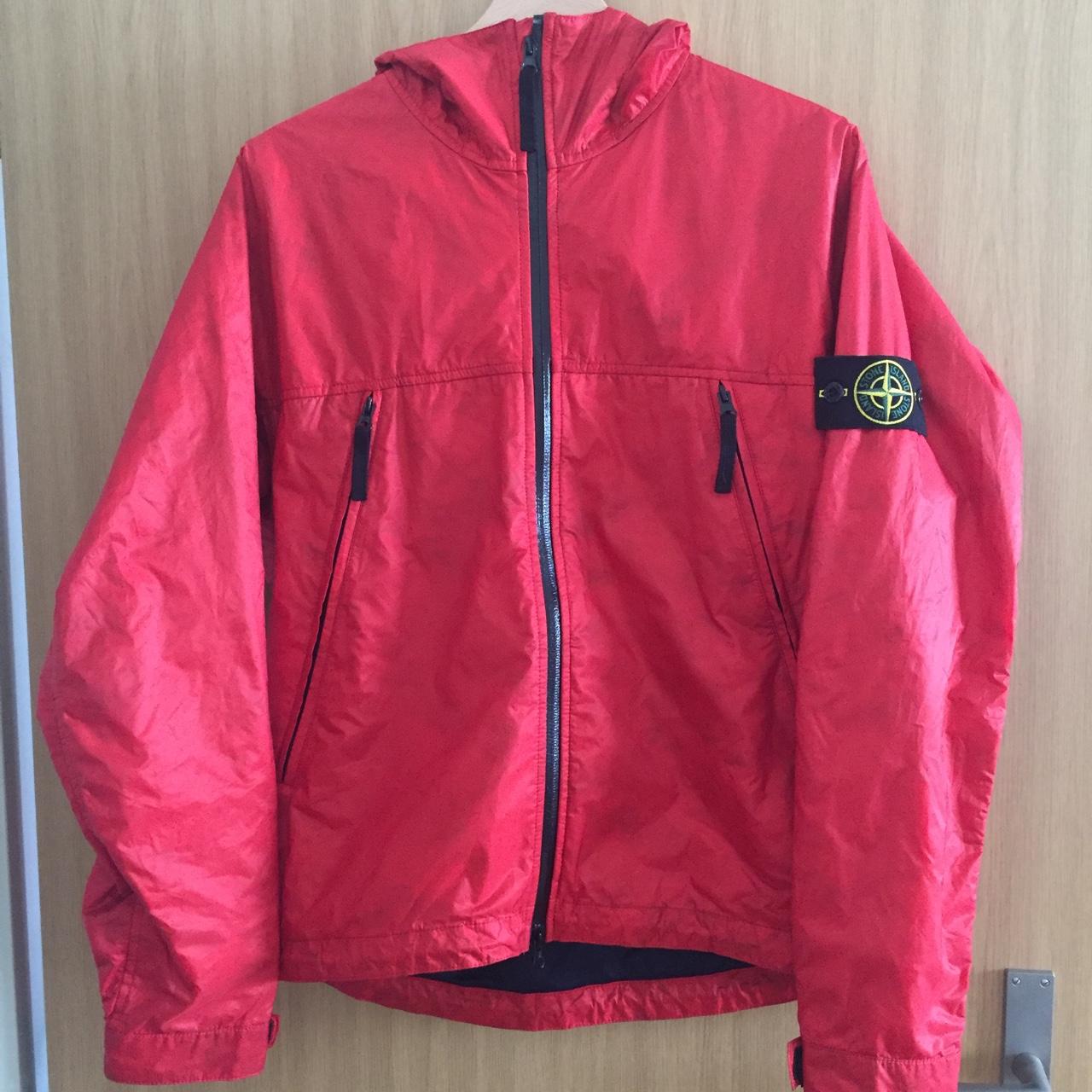 Stone island nylon sale metal watro red weft