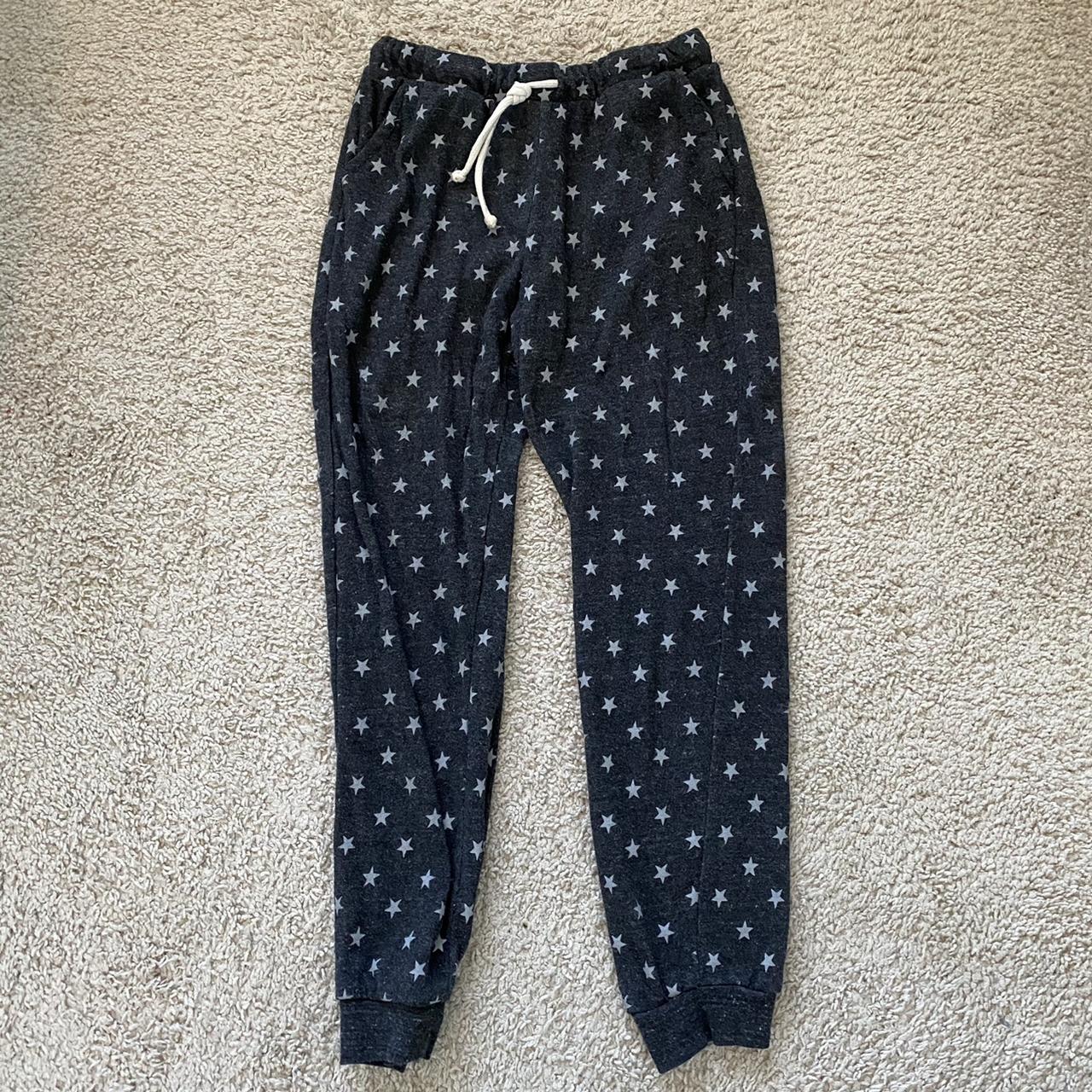 Alternative Apparel Women's Black and Grey Joggerstracksuits Depop