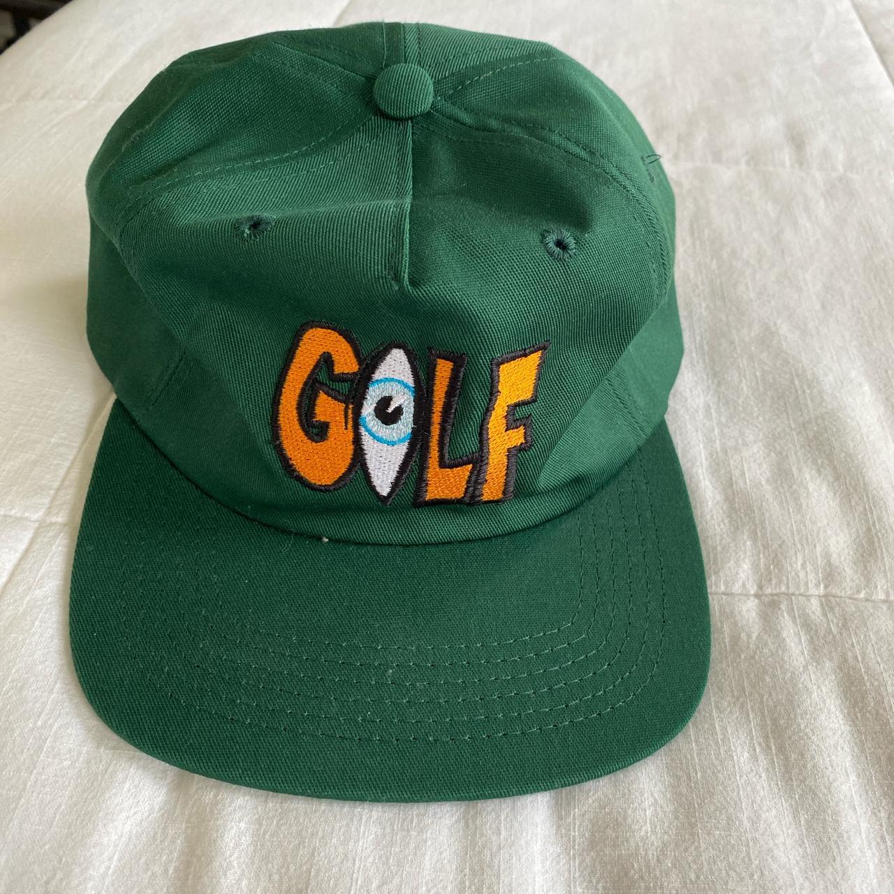 Golf Wang Men's Green Hat Depop