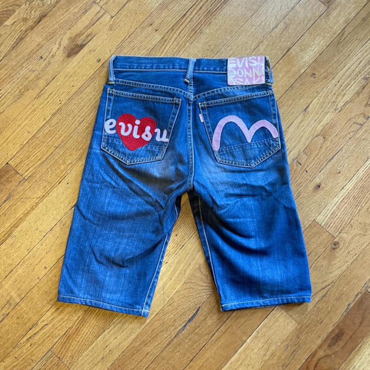 evisu jeans shorts