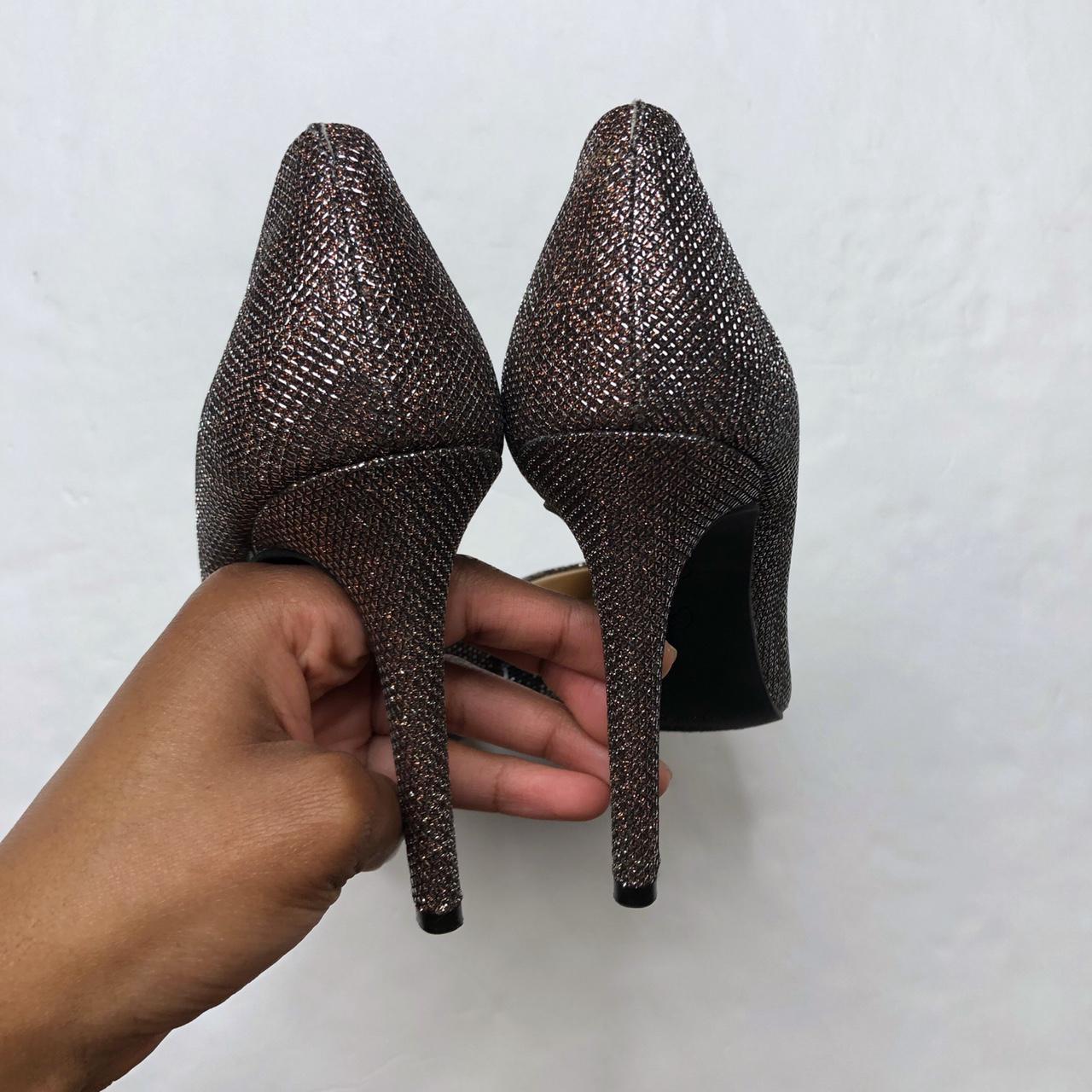 Product Image 4 - Metallic brown silver d’Orsay heels

Brand: