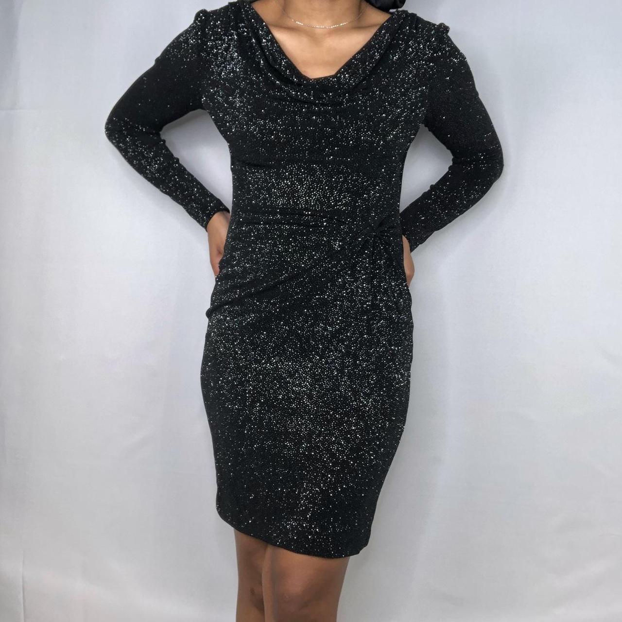 Cache Women's Black and Silver Dress
