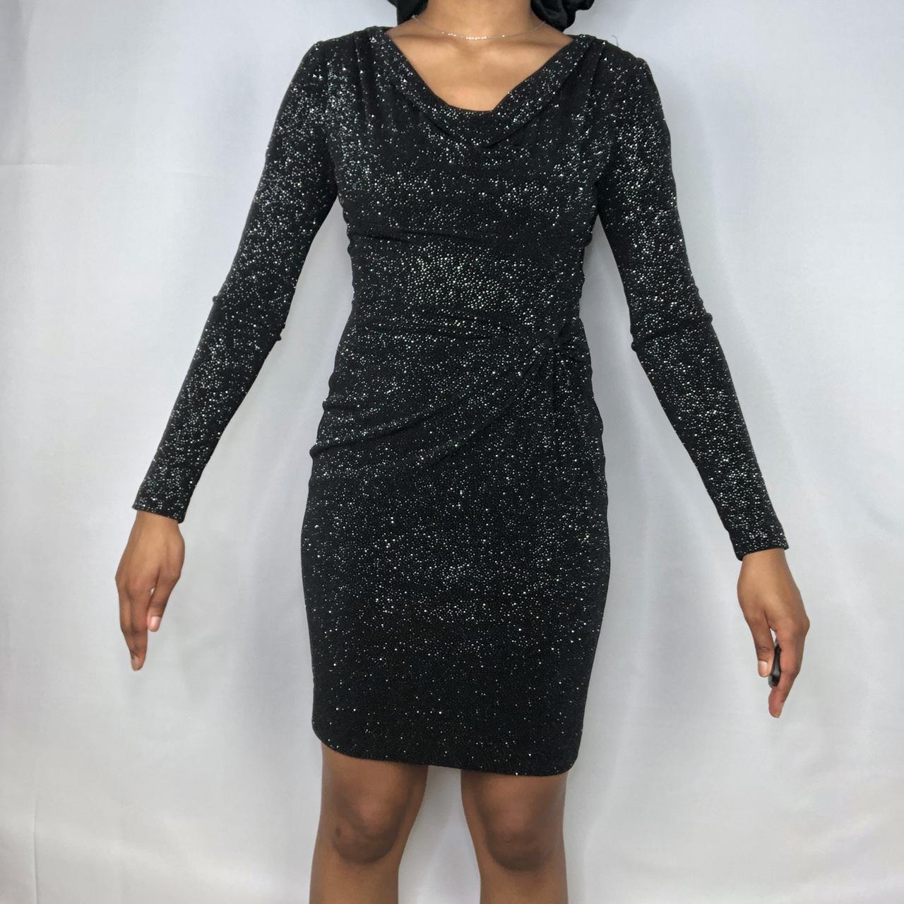 Cache Women's Black and Silver Dress (3)