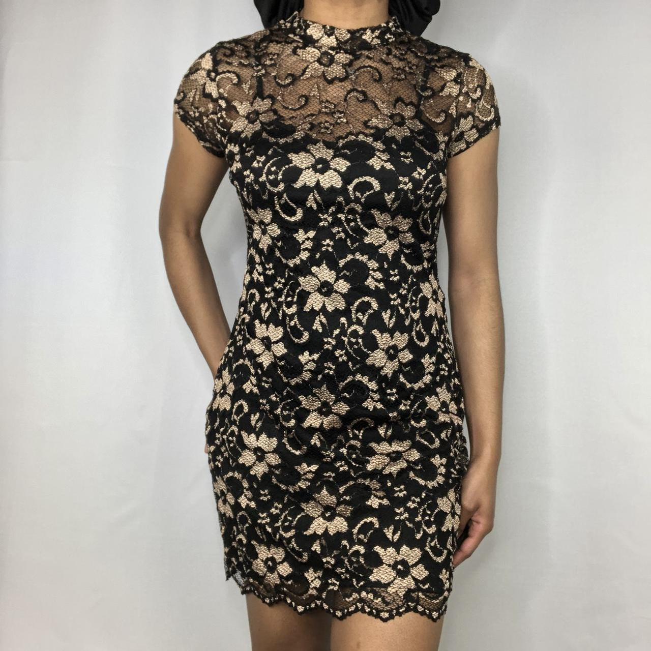 Product Image 3 - Gold embroidered dress

Black short sleeve