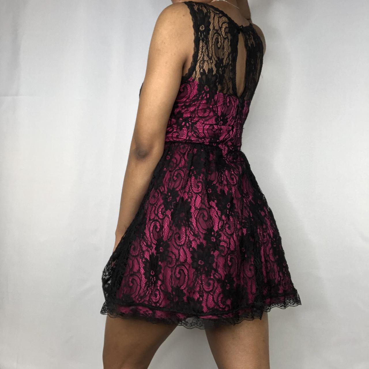 Product Image 2 - Black lace dress

Pink underlay sleeveless