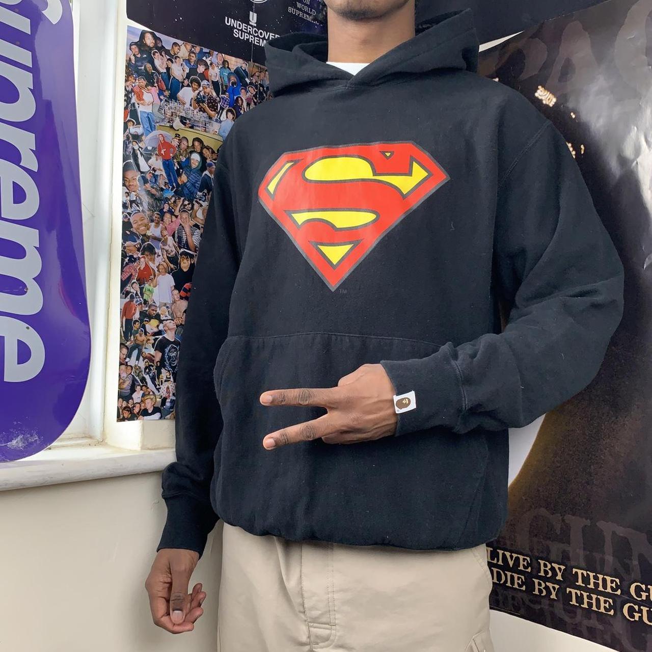 bape superman hoodie