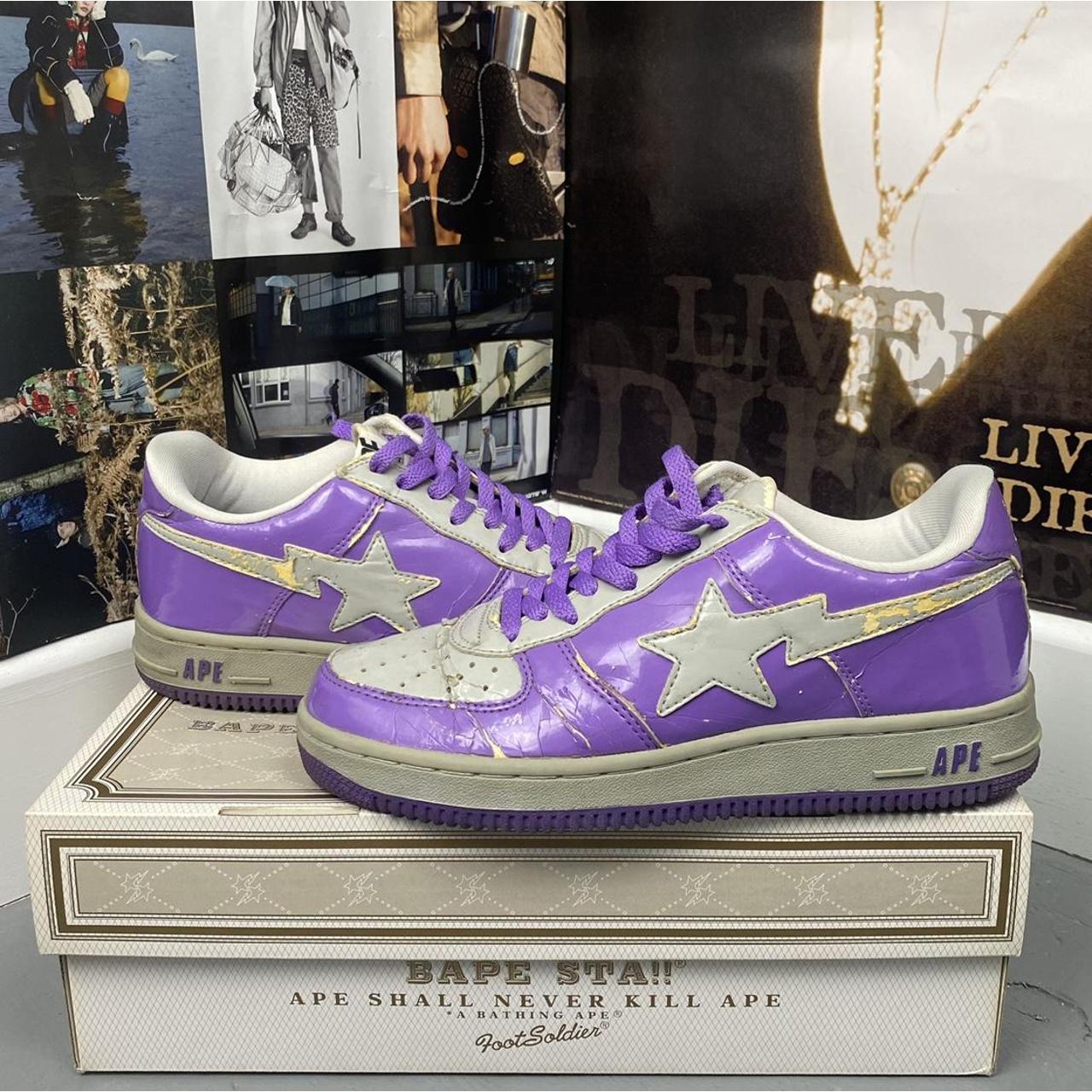 purple bapesta