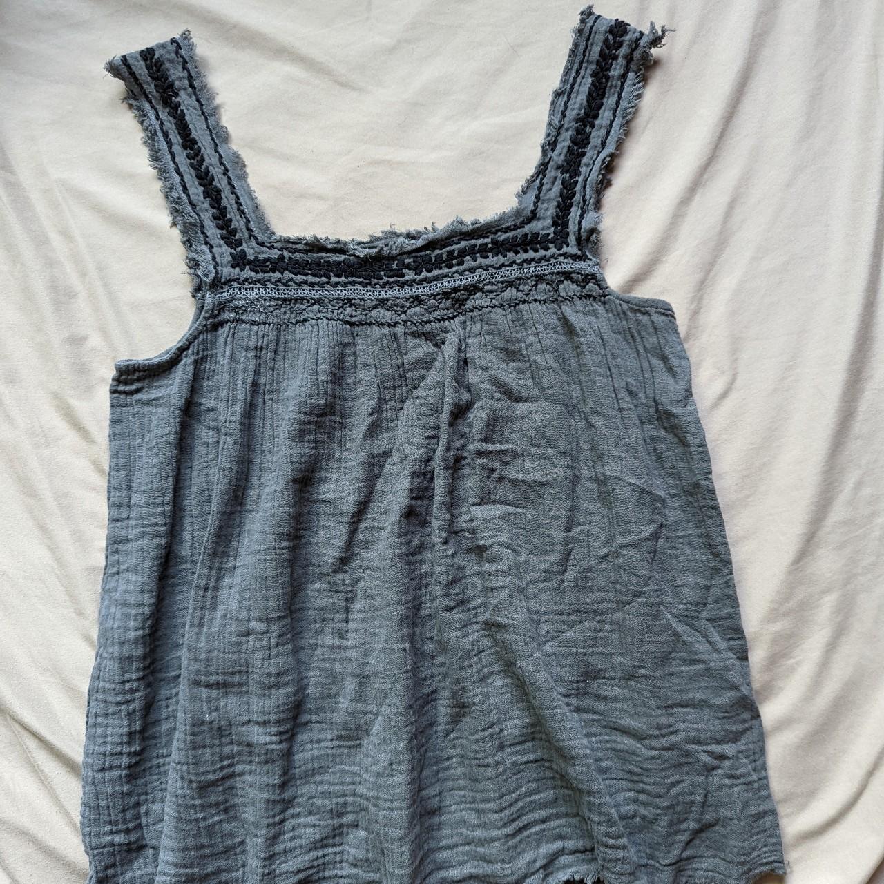 dark gray cottagecore or fairycore grunge babydoll... - Depop