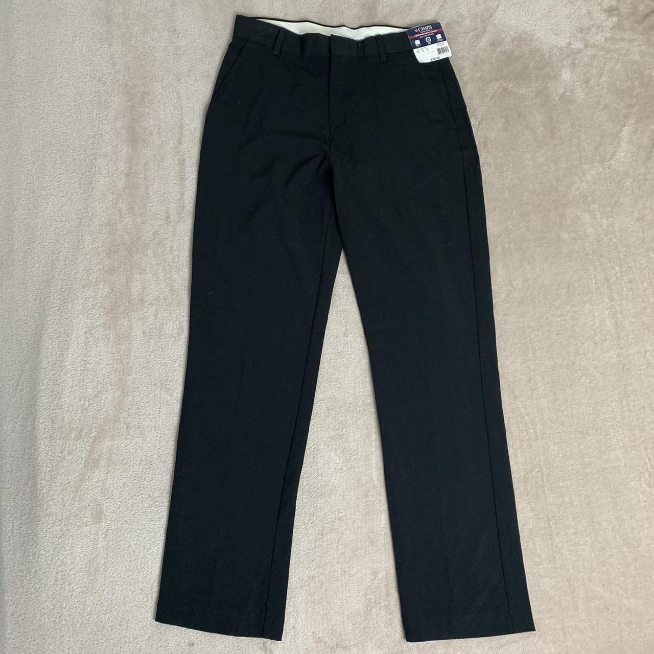 Chaps Women's Black Trousers Depop