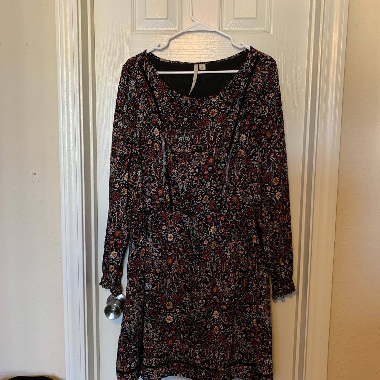 LC Lauren Conrad Women's Multi Dress | Depop