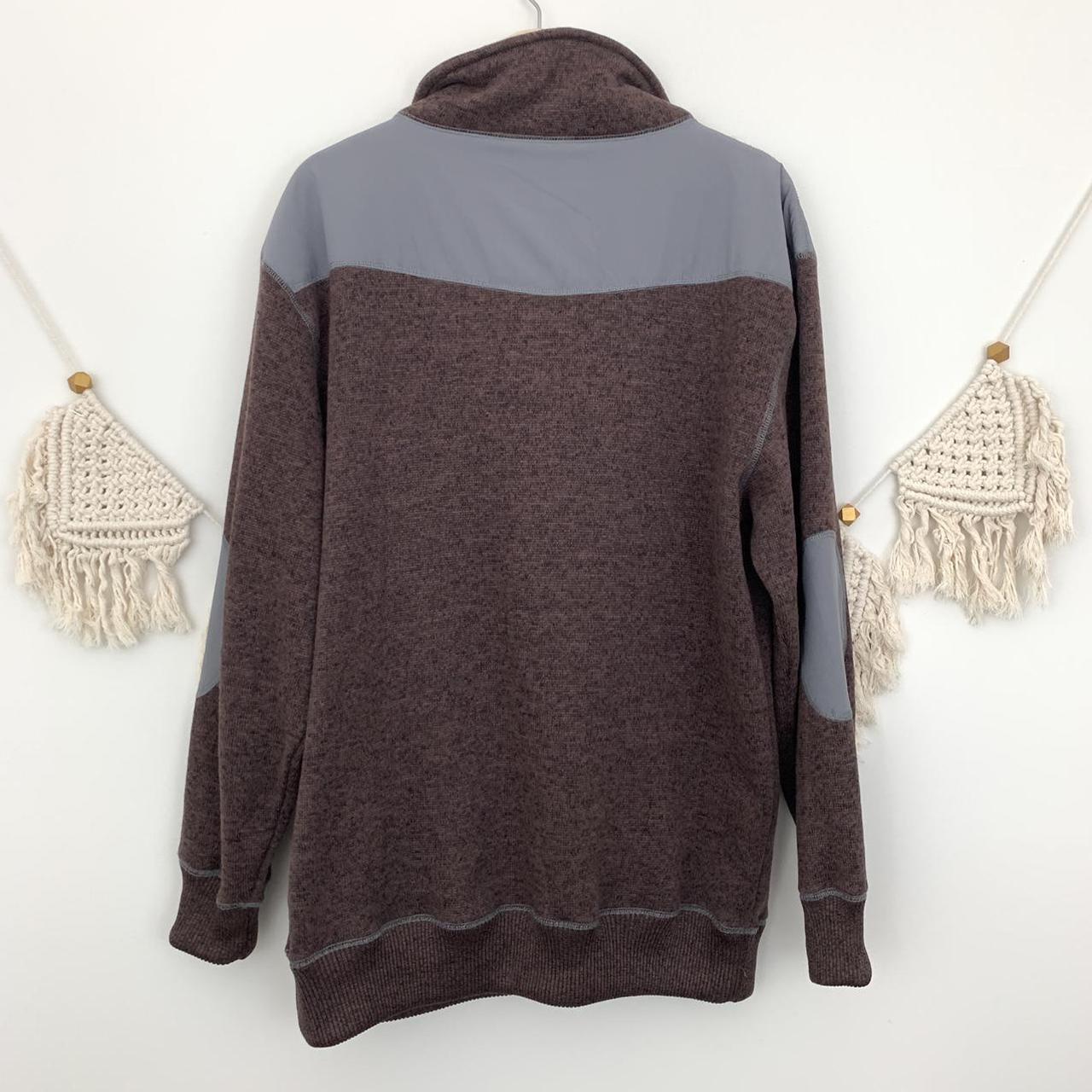 Women's Brown and Grey Sweatshirt (2)