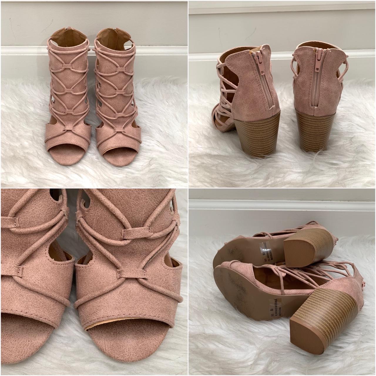 Qupid best sale blush sandals