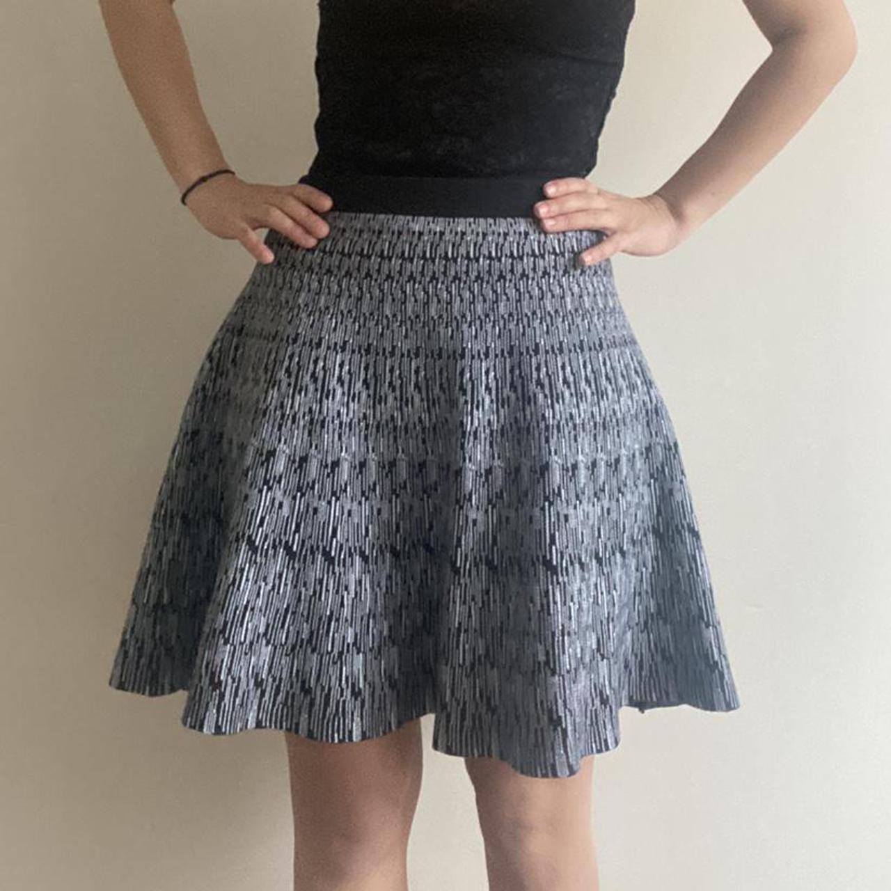 Circle skirt knit on sale fabric