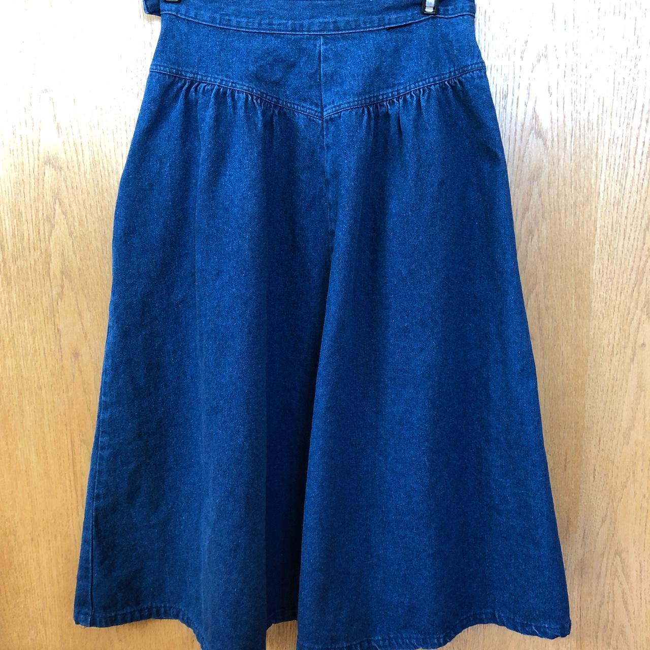 Wrangler Women's Blue Skirt | Depop