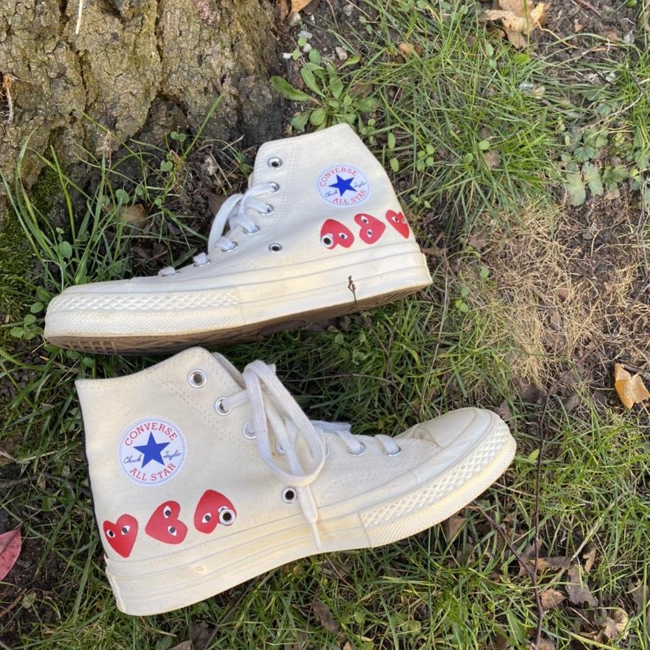 cdg converse shoelaces