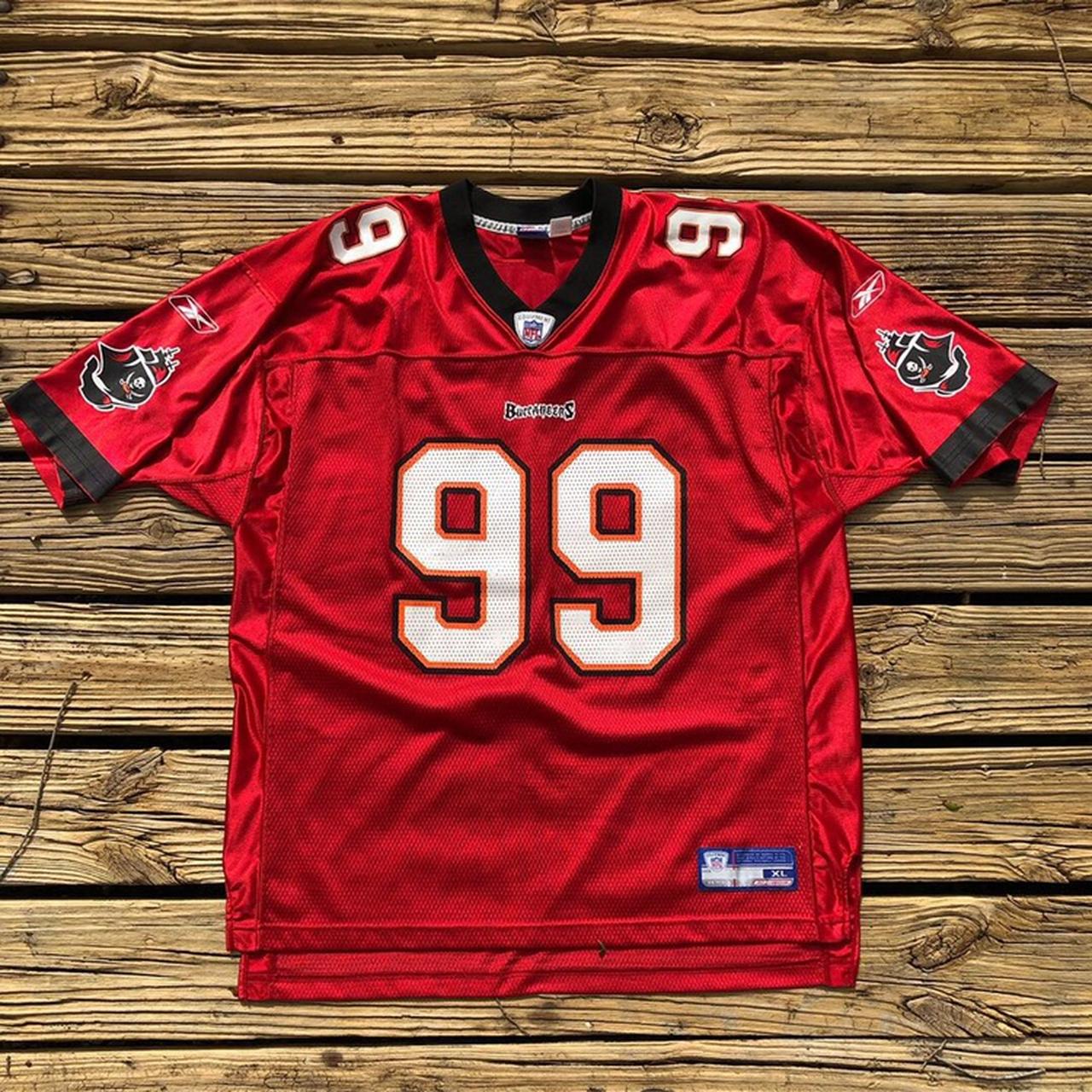 Vintage Warren Sapp Jersey Tampa Bay Buccaneers size - Depop