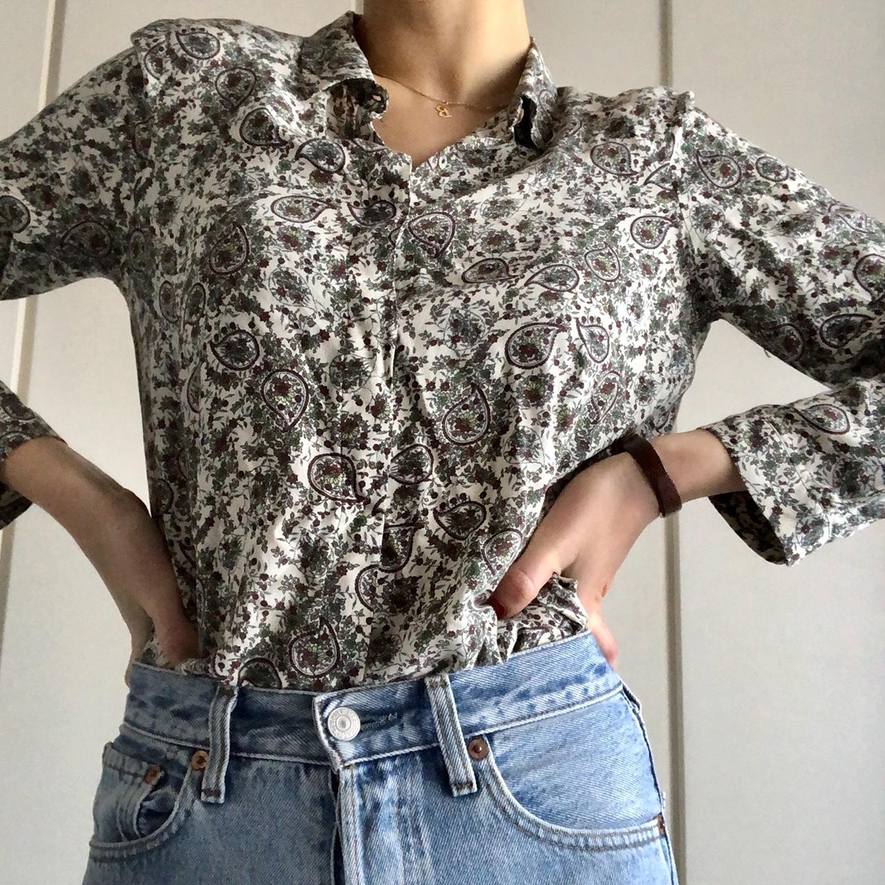 CAMICIA ZARA S 👔 Camicetta di Zara taglia S Depop