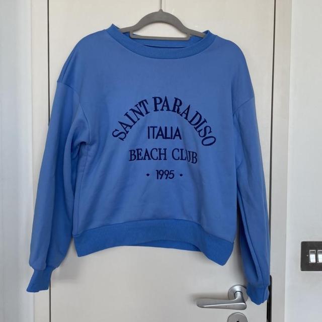 saint paradiso italy beach club sweatshirt
