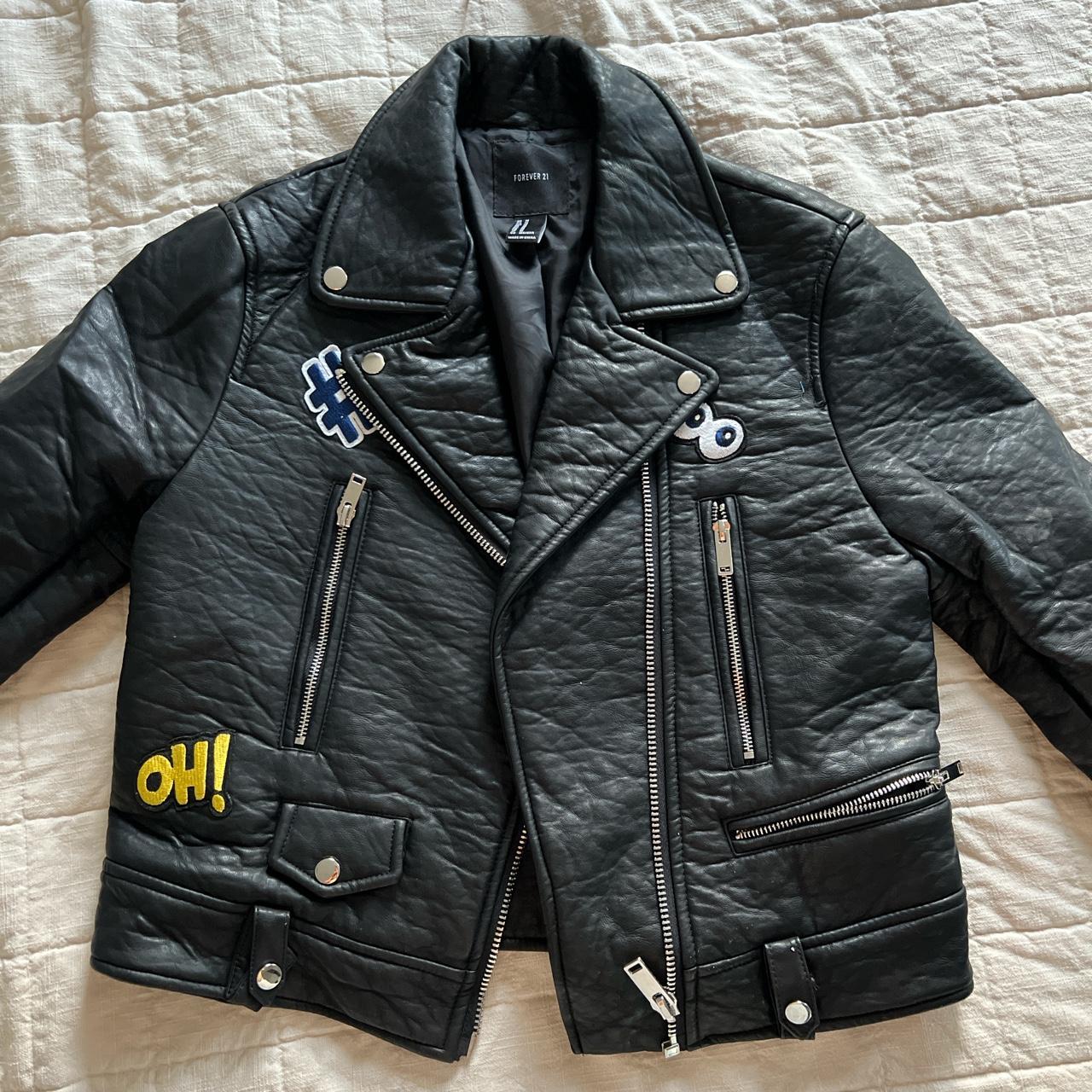 Forever 21 Women's Black Jacket Depop