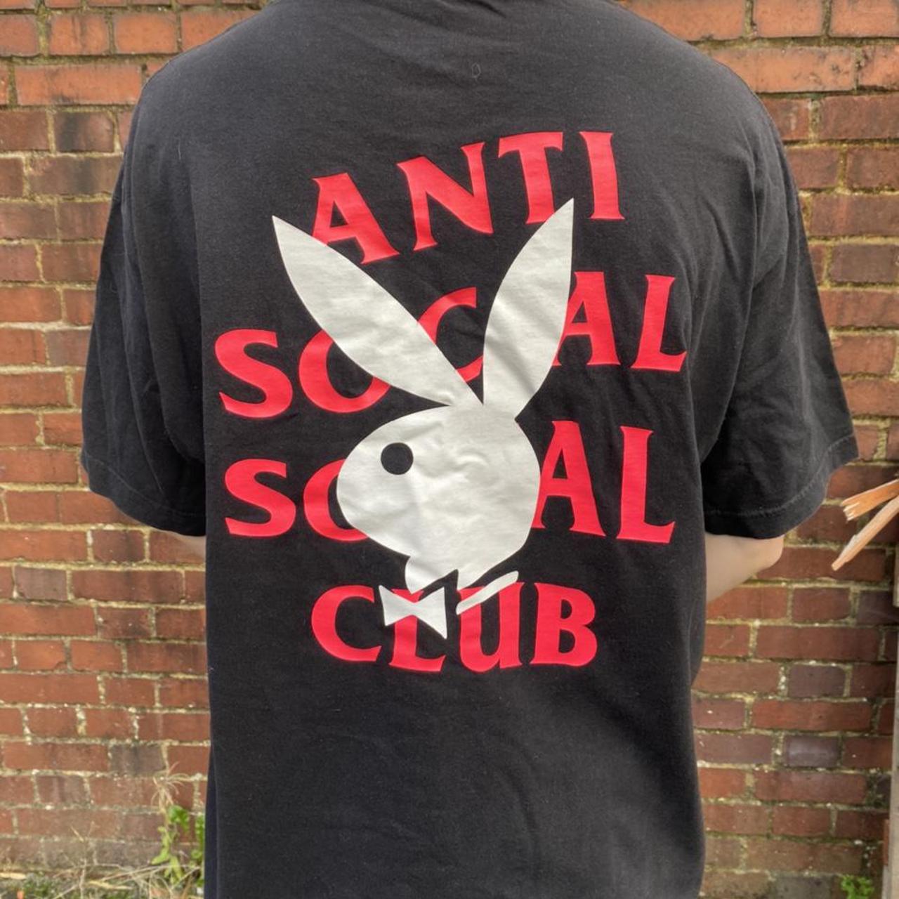 Anti social social club hotsell playboy shirt