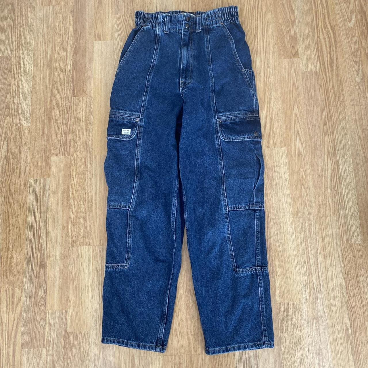 urban outfitters blaine cargo skate jeans, been worn... - Depop