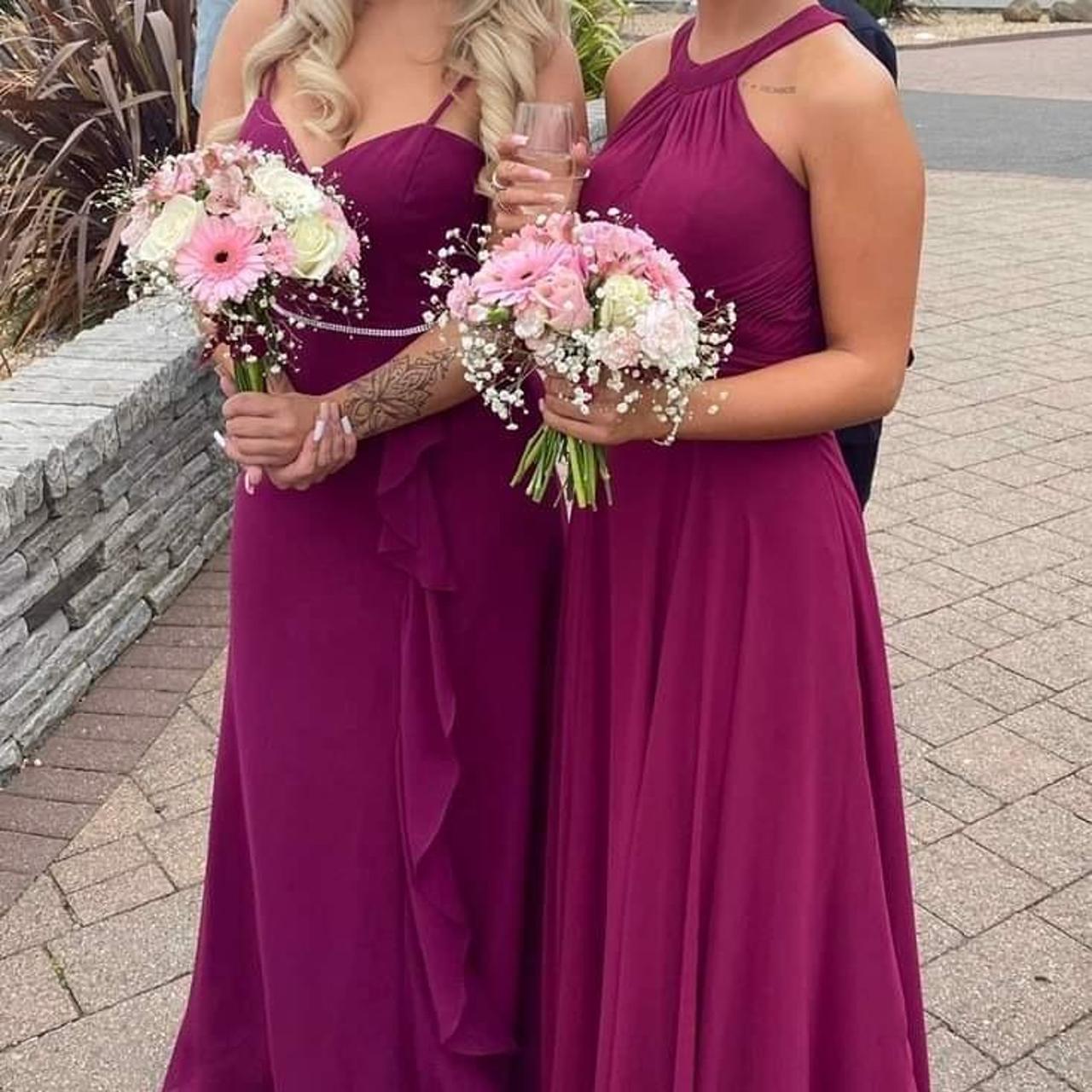 Dark Wine Bridesmaid Dress