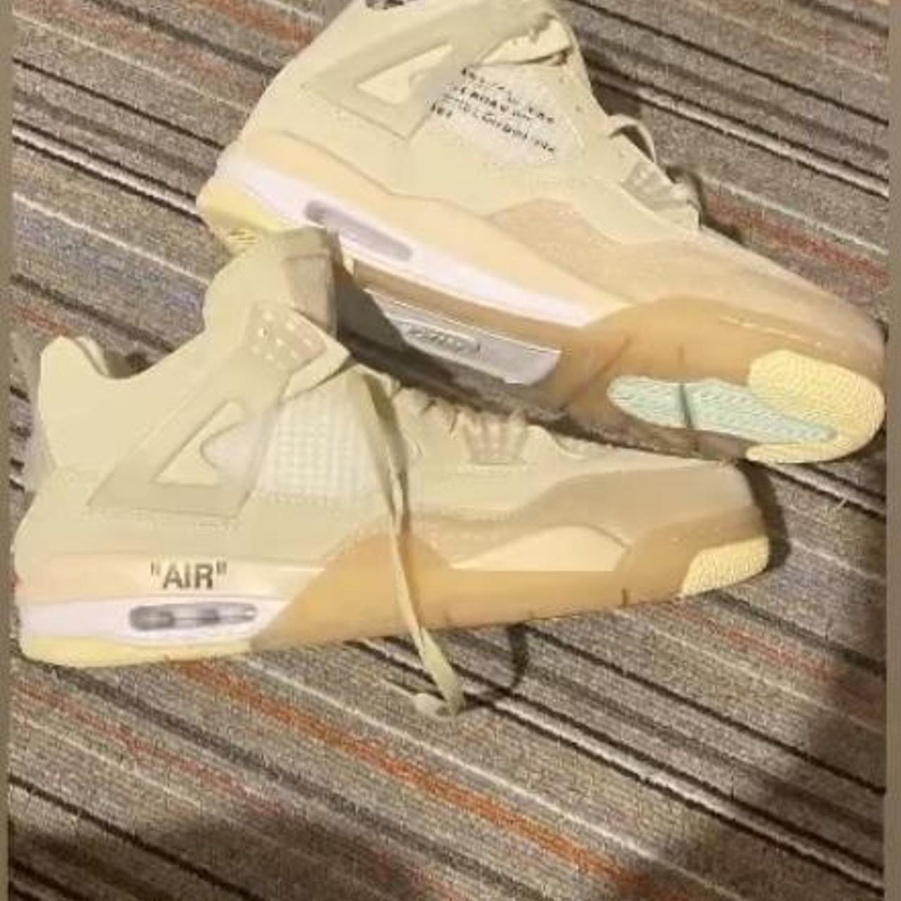 cream off white jordan 4s
