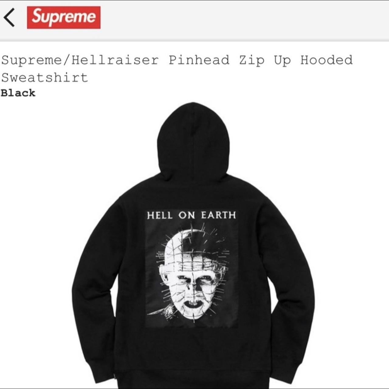 Authentic supreme hell on earth zip up hoodie. I’ve...