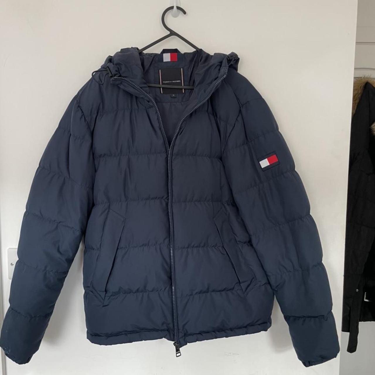 Tommy Hilfiger Hooded Puffer Jacket/Coat Classic... - Depop