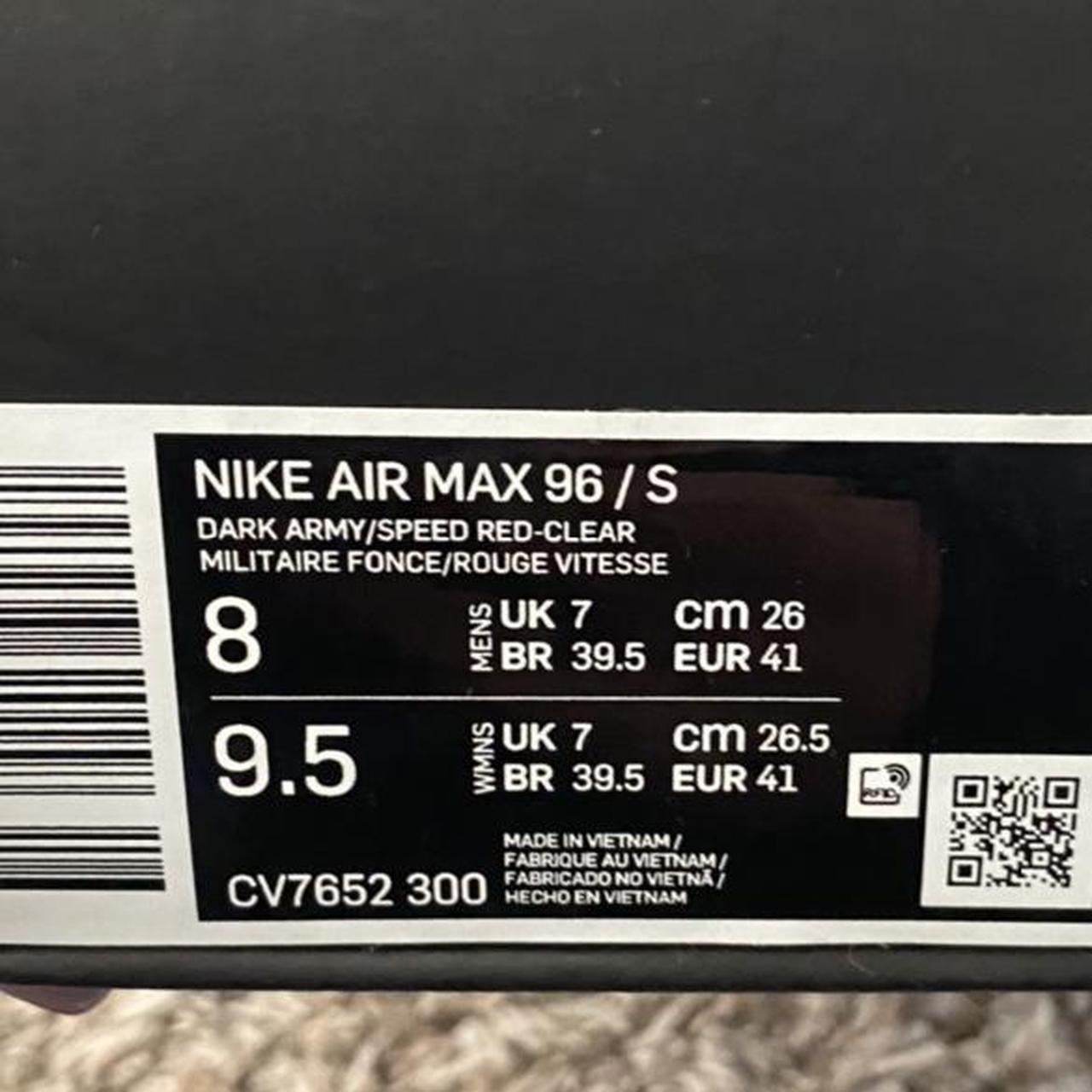 Supreme x Nike Air Max 96/S clear/camo. men’s size - Depop